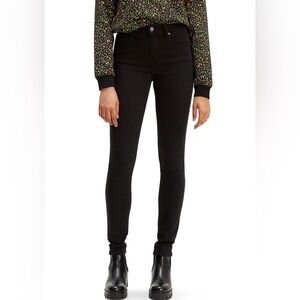 Levi's Women's 721 High Rise Skinny Jeans - Soft Black